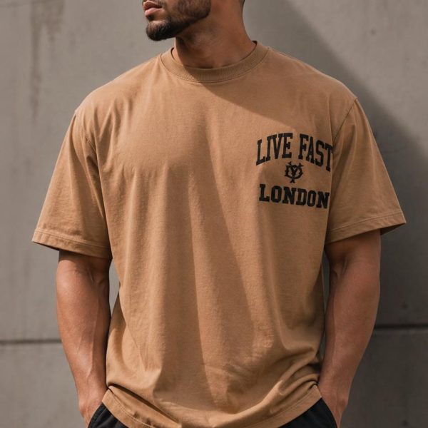 Live Fast London Drop Shoulder Tshirt