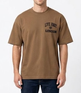 LIVE FAST LONDON" OVERSIZED T-SHIRT