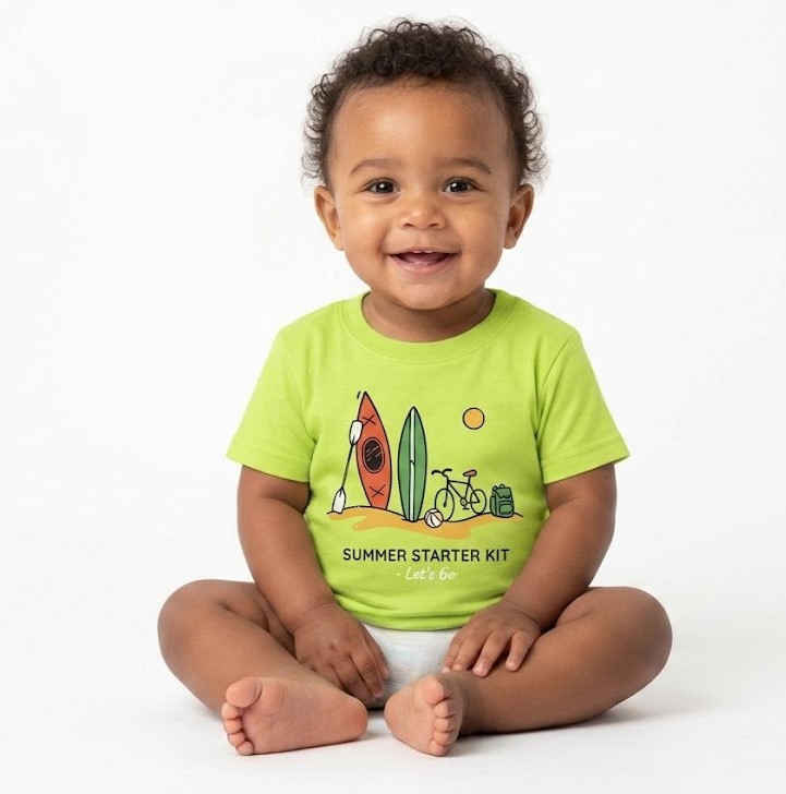 TODDLER "SUMMER STARTER KIT" GRAPHIC T-SHIRT
