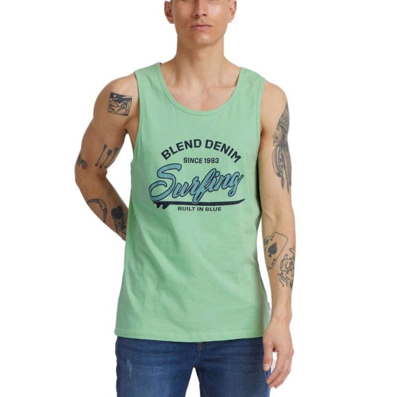 Classic Blend Cotton Sando Turquoise